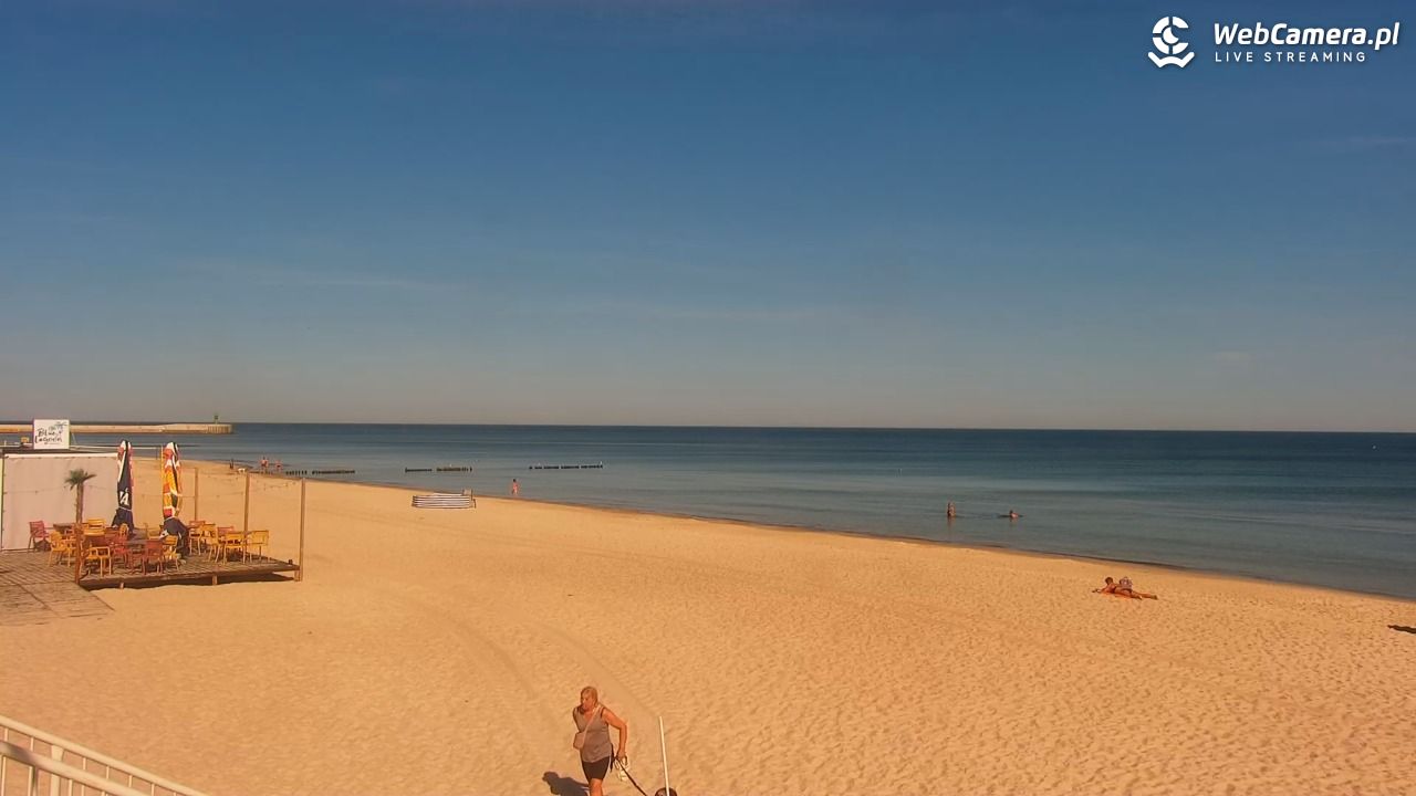 MRZEŻYNO - widok na plażę - 27 czerwiec 2026, 08:59
