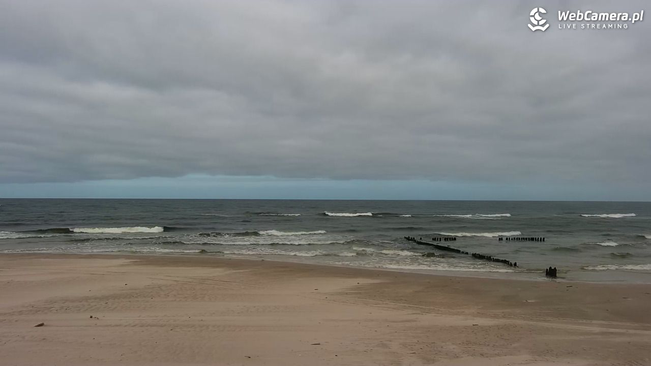 MRZEŻYNO - widok na plażę - 26 marzec 2026, 09:52