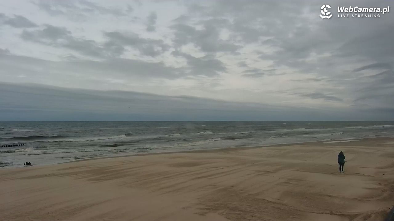 MRZEŻYNO - widok na plażę - 12 maj 2026, 11:55