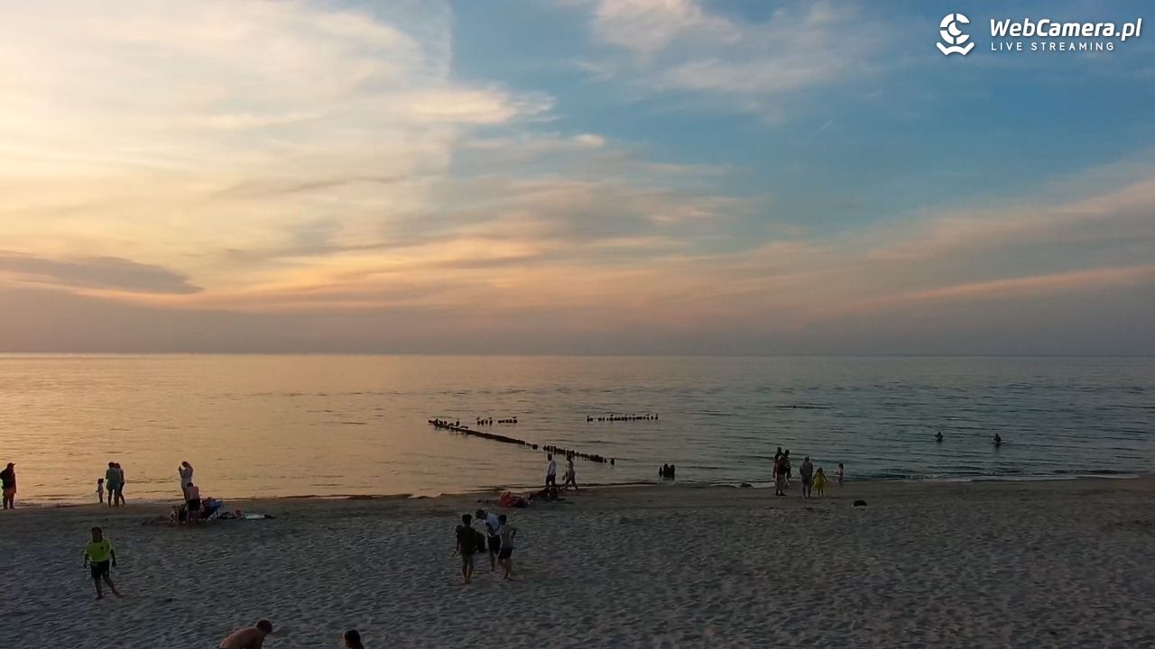 MRZEŻYNO - widok na plażę - 27 czerwiec 2026, 21:16