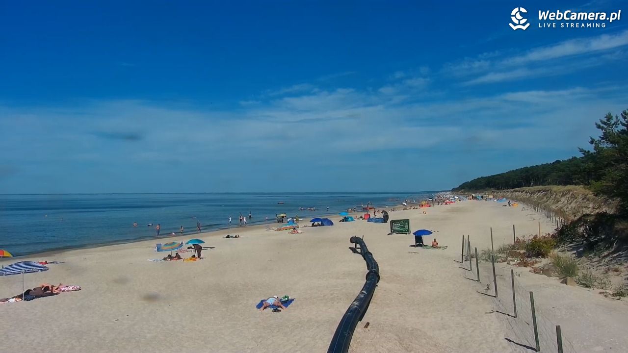 MRZEŻYNO - widok na plażę - 27 czerwiec 2026, 15:35