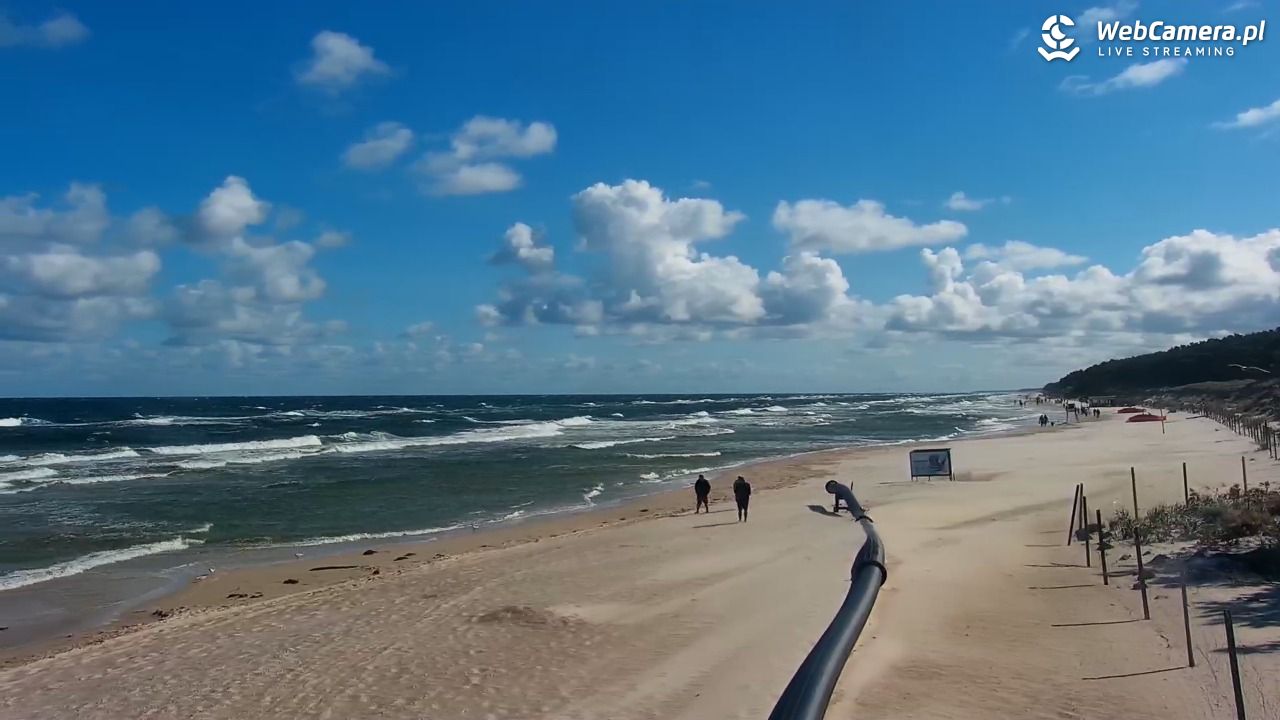 MRZEŻYNO - widok na plażę - 11 sierpień 2026, 10:08