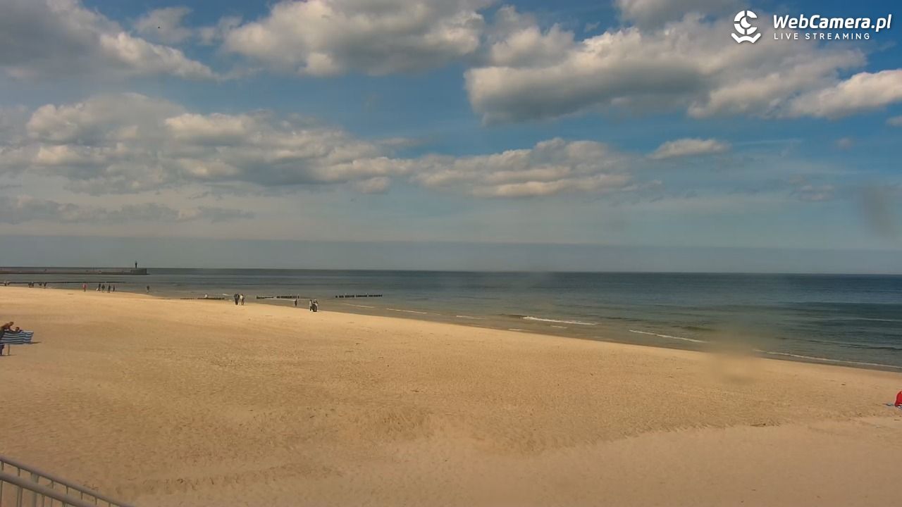MRZEŻYNO - widok na plażę - 10 maj 2026, 11:30