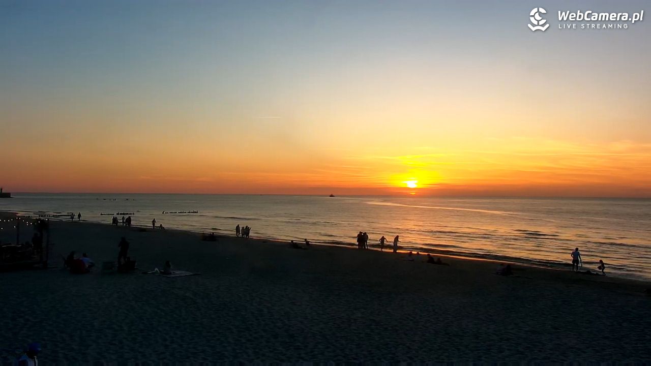 MRZEŻYNO - widok na plażę - 26 czerwiec 2026, 21:32