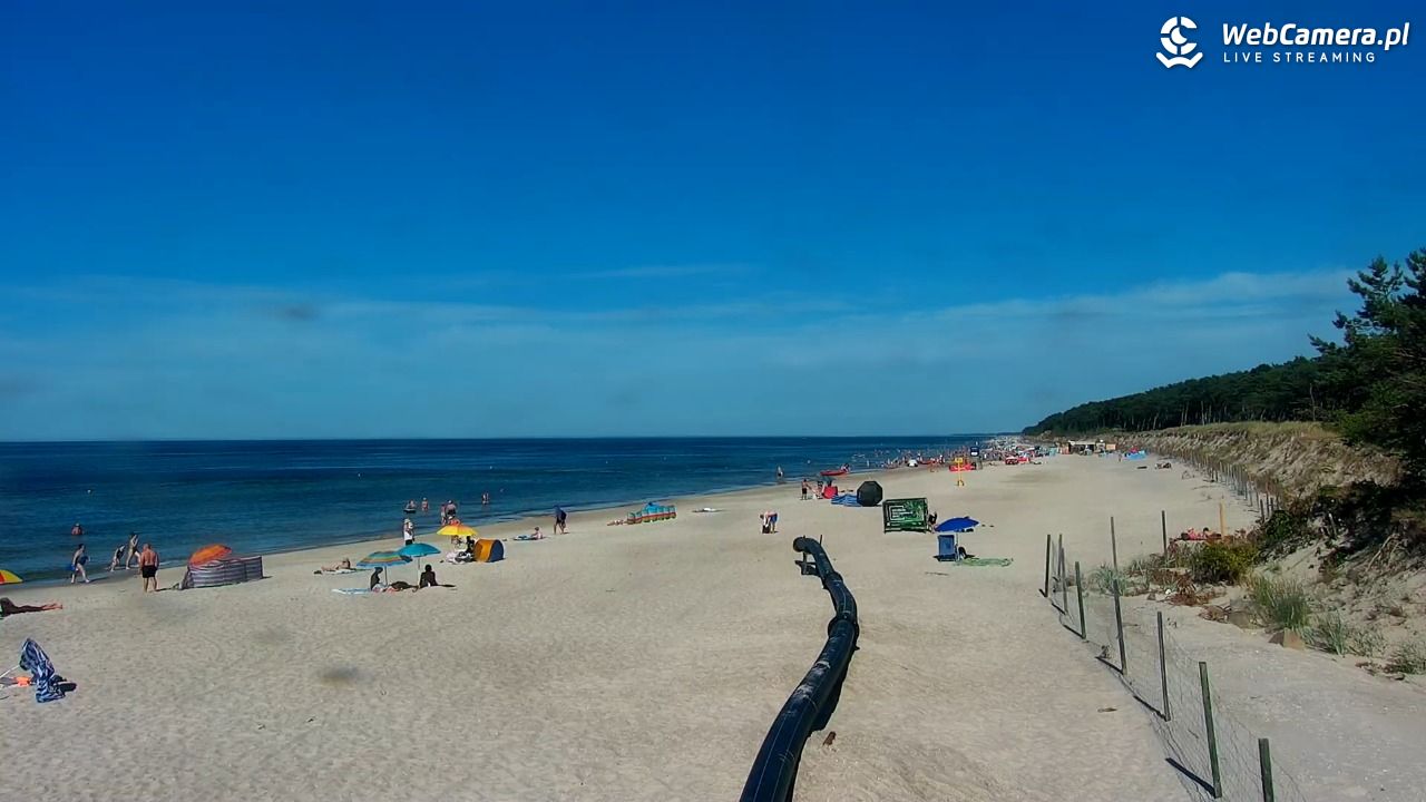 MRZEŻYNO - widok na plażę - 27 czerwiec 2026, 16:29