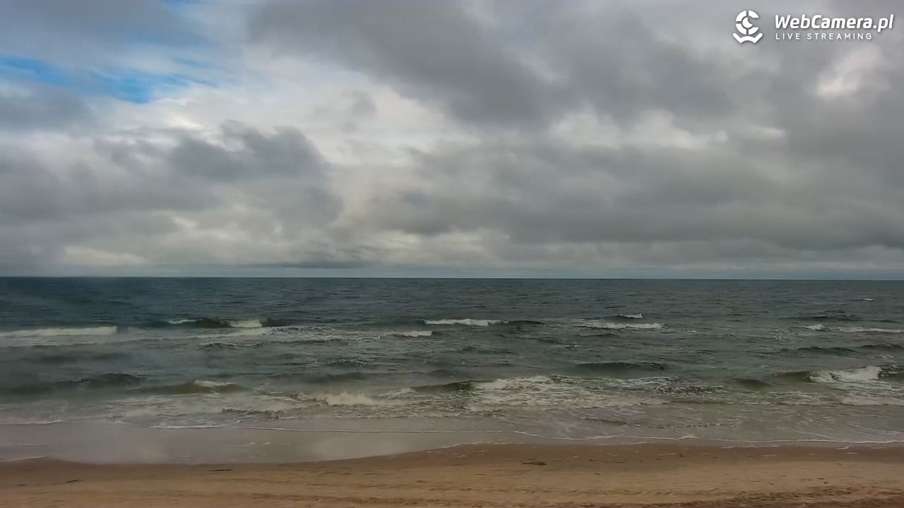 MRZEŻYNO - widok na plażę - 24 wresień 2026, 12:27