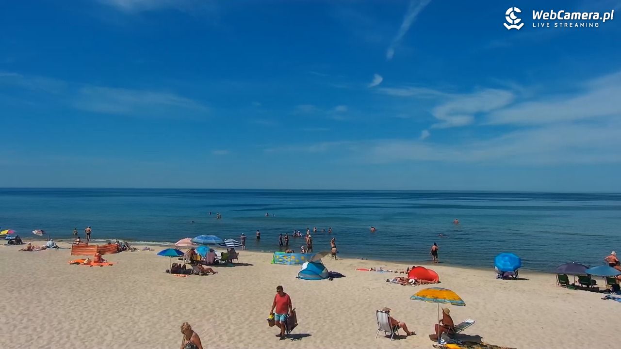 MRZEŻYNO - widok na plażę - 27 czerwiec 2026, 13:58