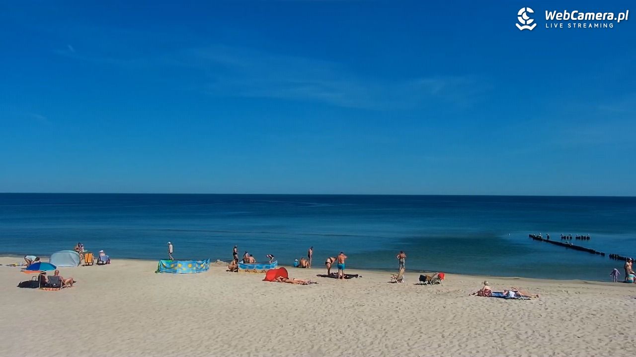 MRZEŻYNO - widok na plażę - 27 czerwiec 2026, 10:29