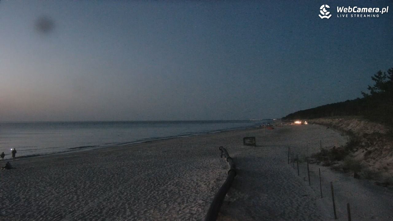 MRZEŻYNO - widok na plażę - 26 czerwiec 2026, 22:43