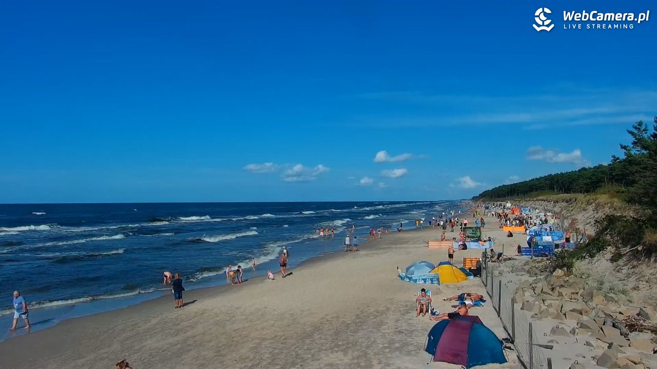 MRZEŻYNO - widok na plażę - 29 lipiec 2025, 16:51