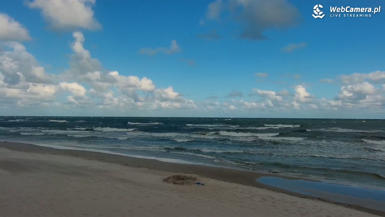 MRZEŻYNO - widok na plażę - 11 sierpień 2026, 10:34