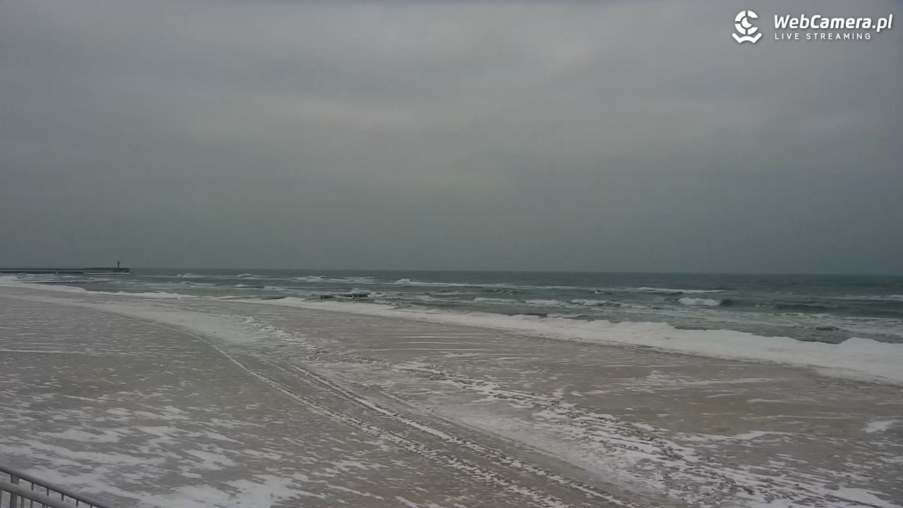 MRZEŻYNO - widok na plażę - 08 luty 2026, 16:51