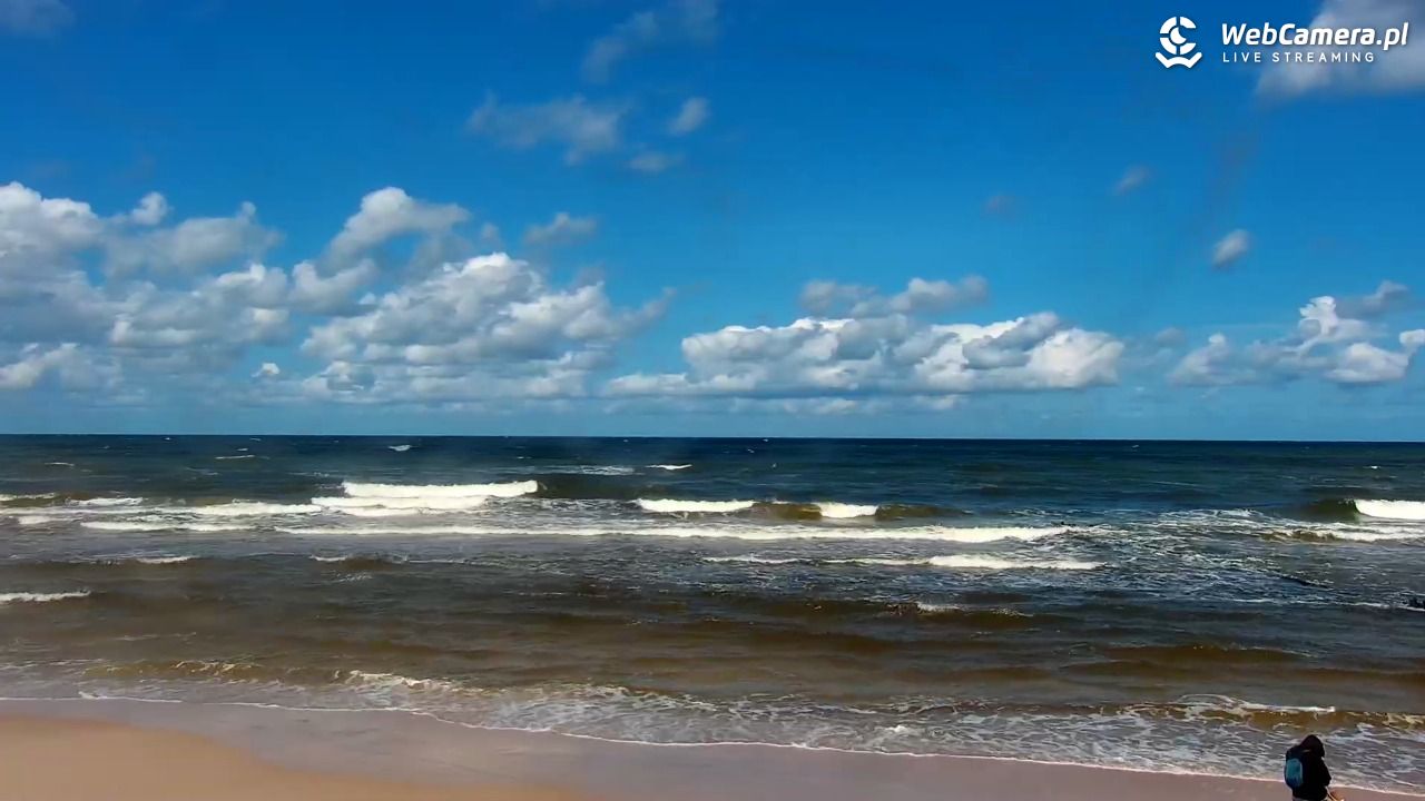 MRZEŻYNO - widok na plażę - 29 lipiec 2025, 12:55
