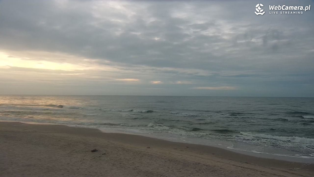 MRZEŻYNO - widok na plażę - 23 wresień 2026, 19:05