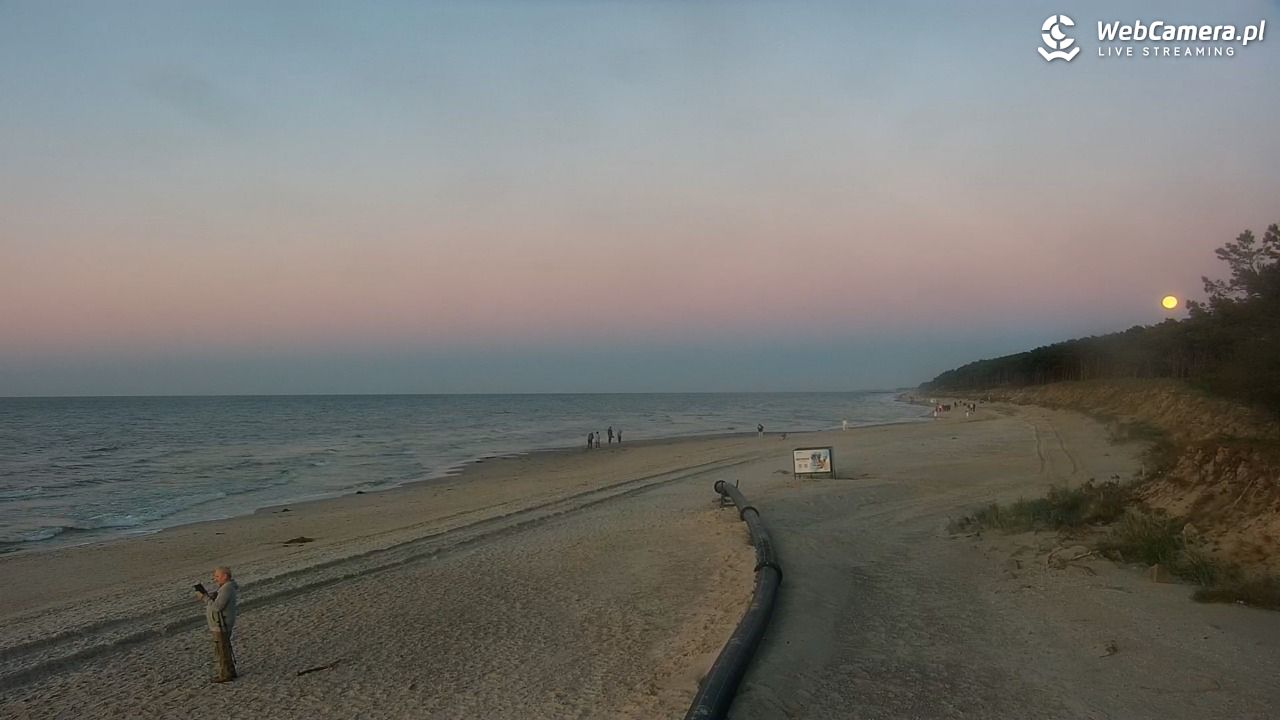 MRZEŻYNO - widok na plażę - 26 wresień 2026, 18:56