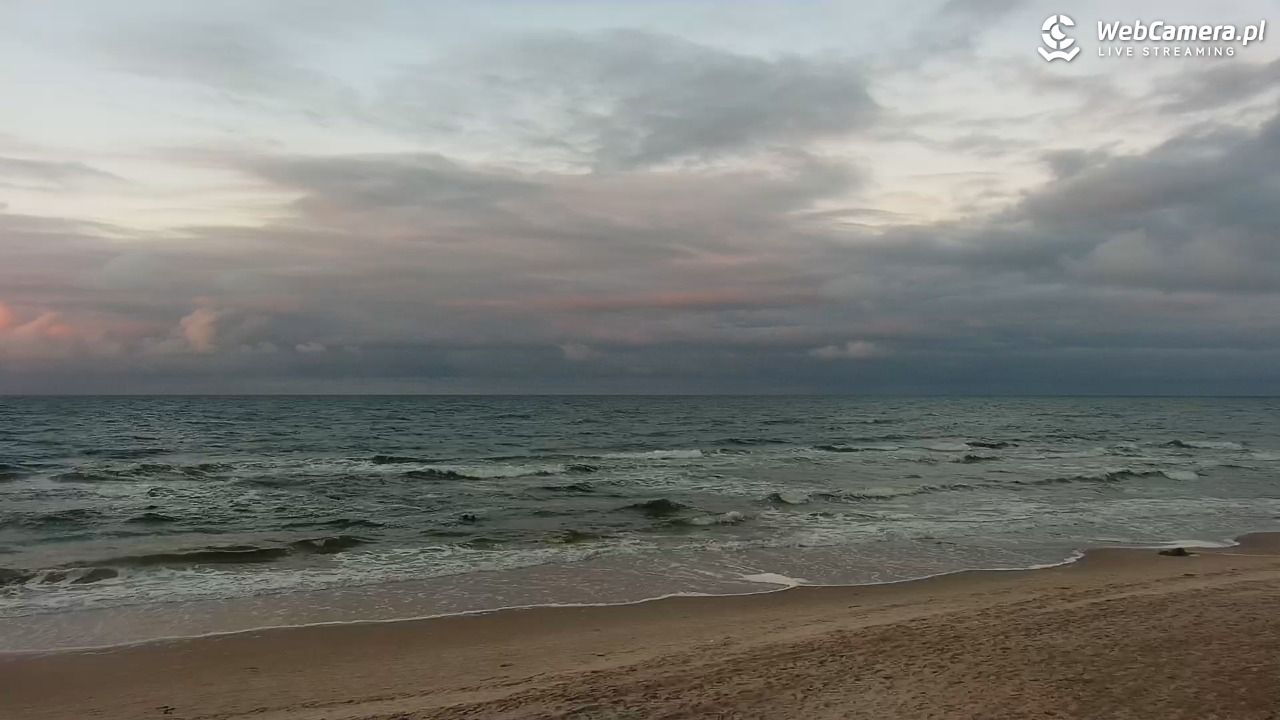 MRZEŻYNO - widok na plażę - 24 wresień 2026, 18:52