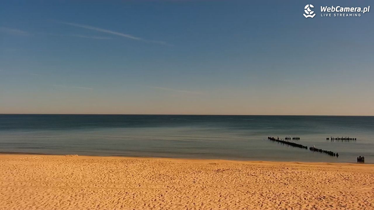 MRZEŻYNO - widok na plażę - 27 czerwiec 2026, 08:10
