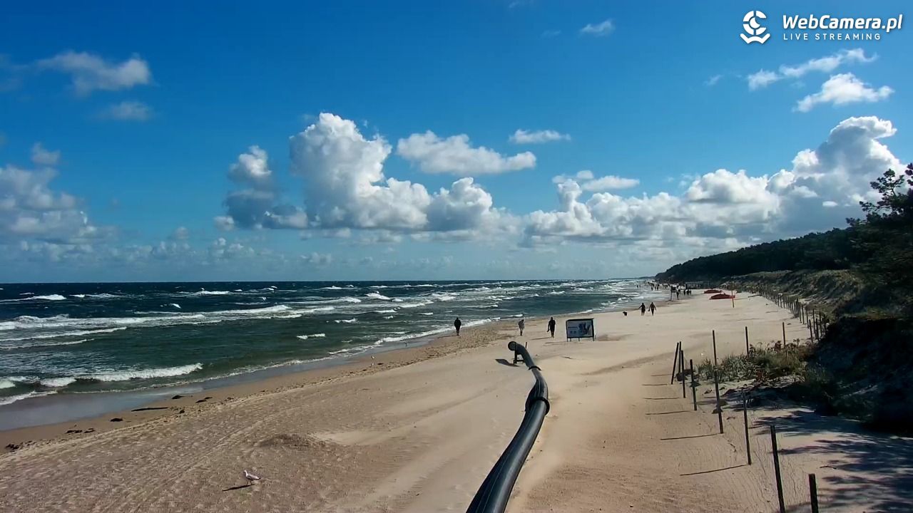 MRZEŻYNO - widok na plażę - 11 sierpień 2026, 10:07