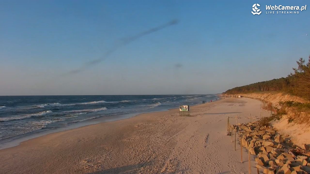 MRZEŻYNO - widok na plażę - 11 czerwiec 2025, 20:22