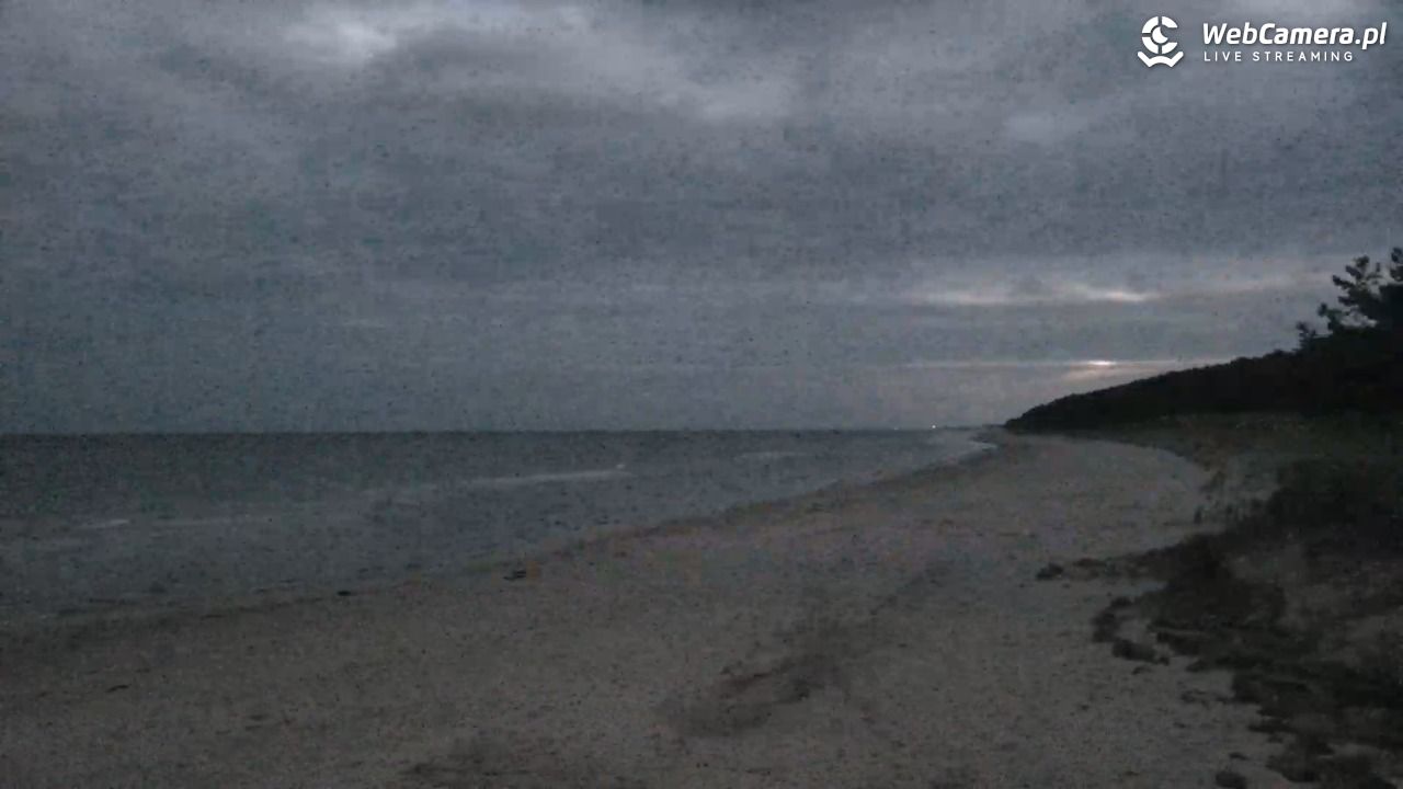 MRZEŻYNO - widok na plażę - 04 listopad 2025, 06:27