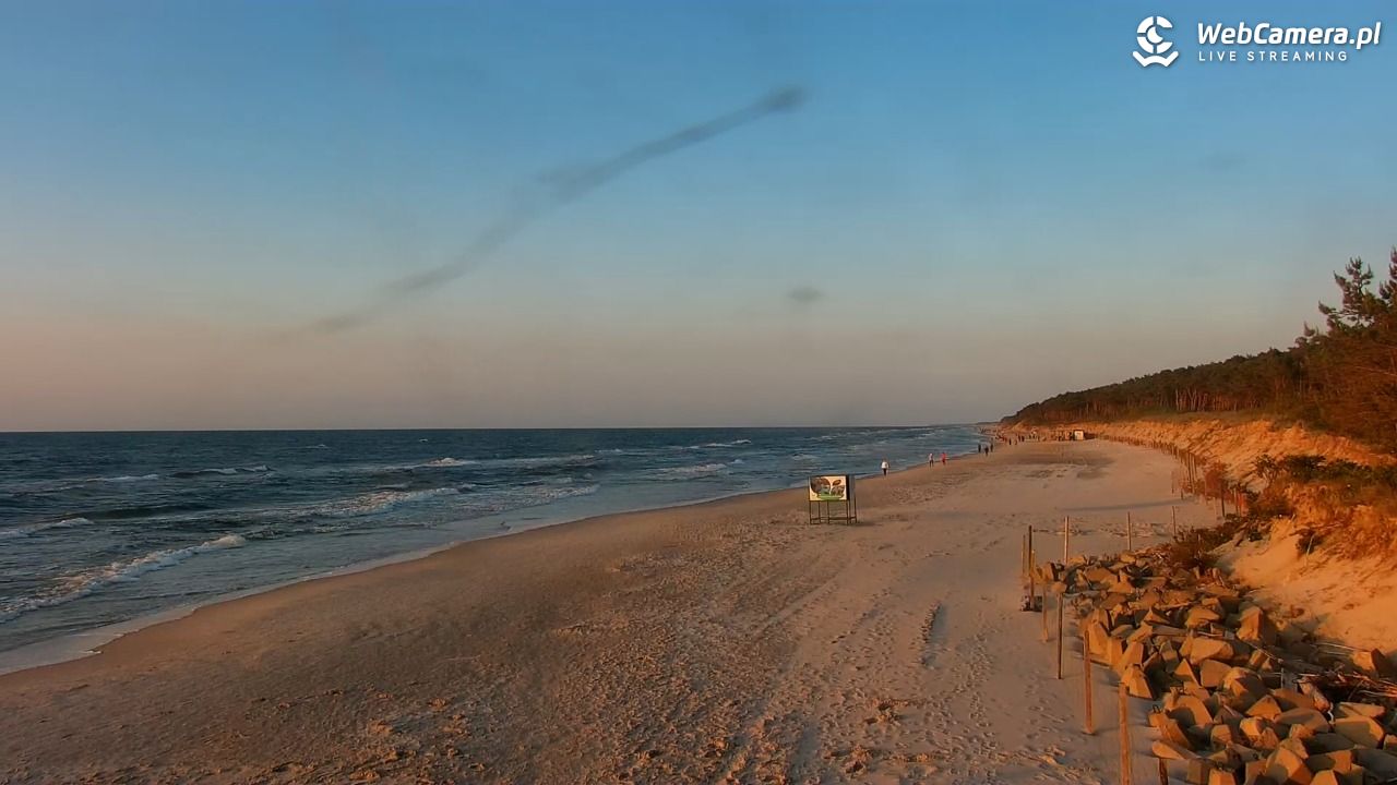 MRZEŻYNO - widok na plażę - 11 czerwiec 2025, 20:52