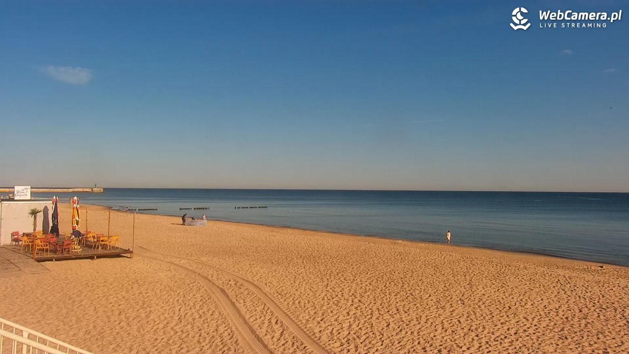MRZEŻYNO - widok na plażę - 27 czerwiec 2026, 07:10
