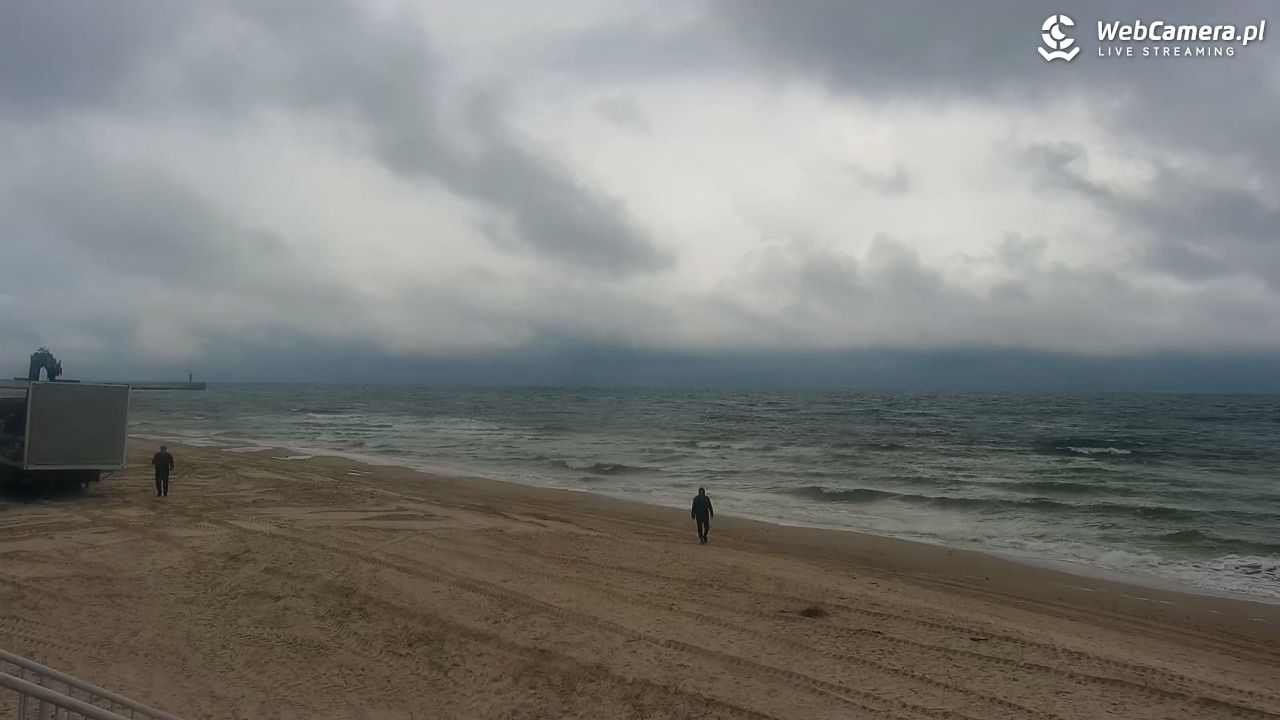 MRZEŻYNO - widok na plażę - 25 wresień 2026, 11:07