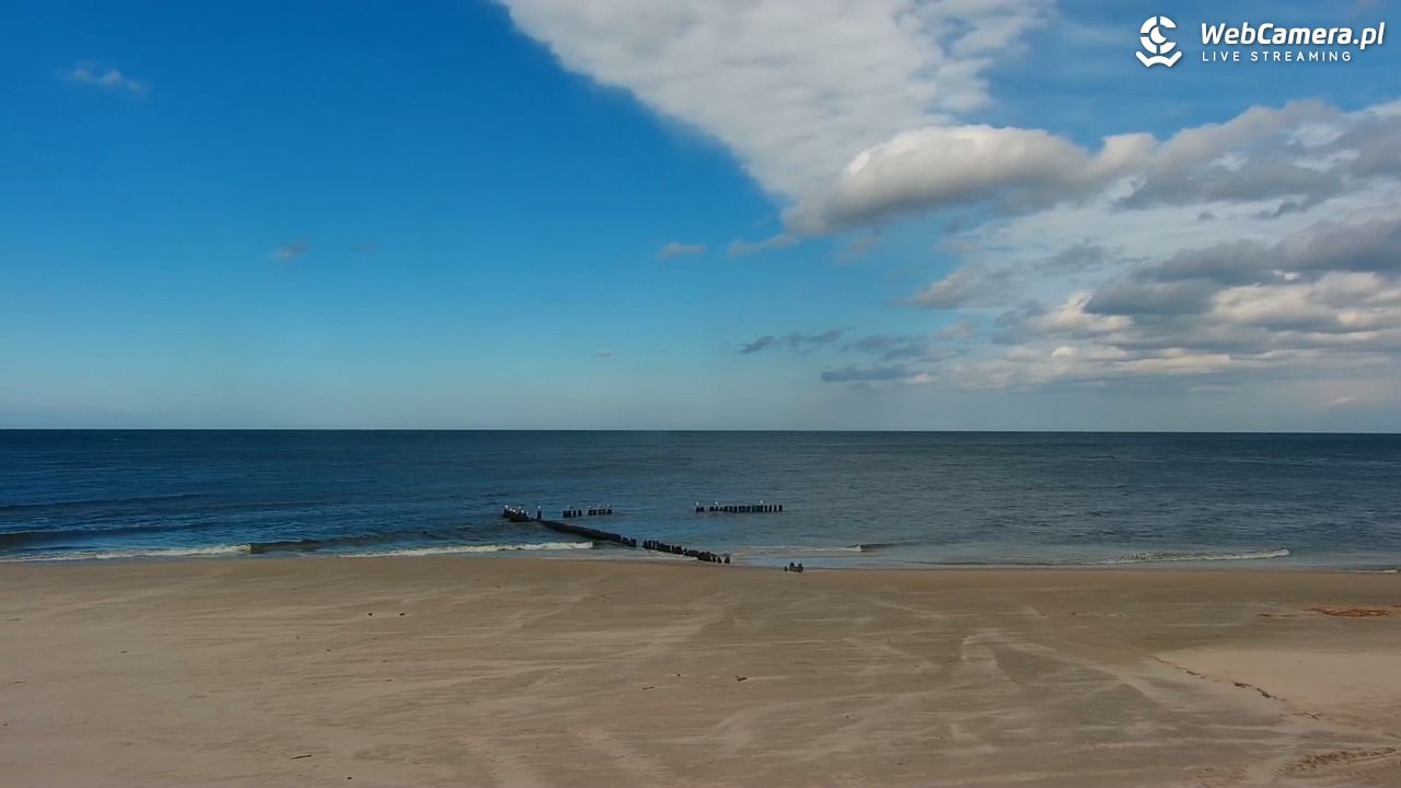 MRZEŻYNO - widok na plażę - 25 marzec 2026, 13:16