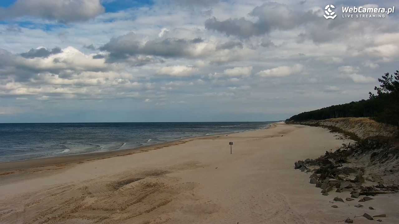 MRZEŻYNO - widok na plażę - 25 marzec 2026, 13:14