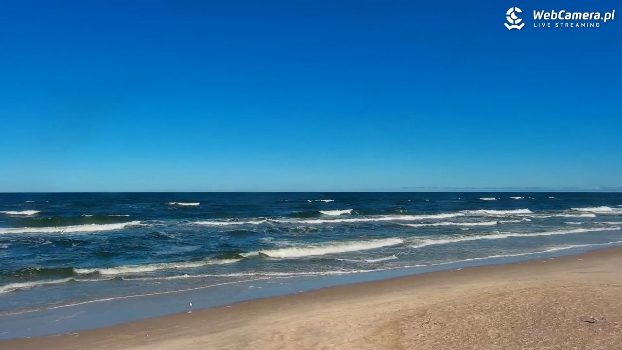 MRZEŻYNO - widok na plażę - 22 wresień 2026, 13:04