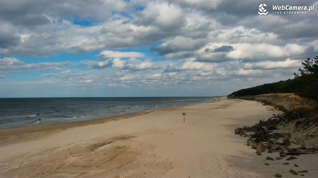 MRZEŻYNO - widok na plażę - 25 marzec 2026, 14:00