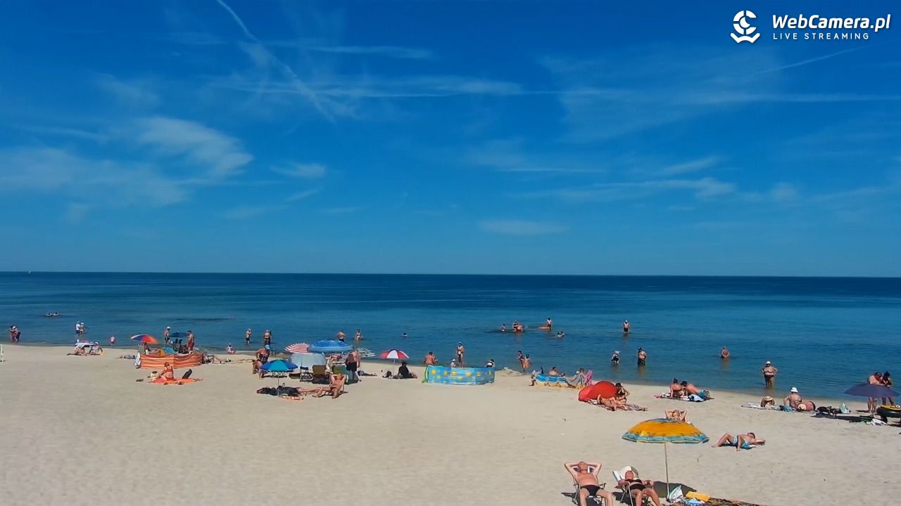MRZEŻYNO - widok na plażę - 27 czerwiec 2026, 11:47