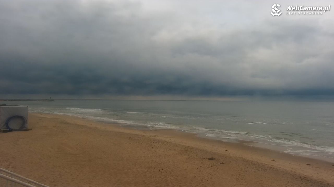 MRZEŻYNO - widok na plażę - 24 wresień 2026, 09:00