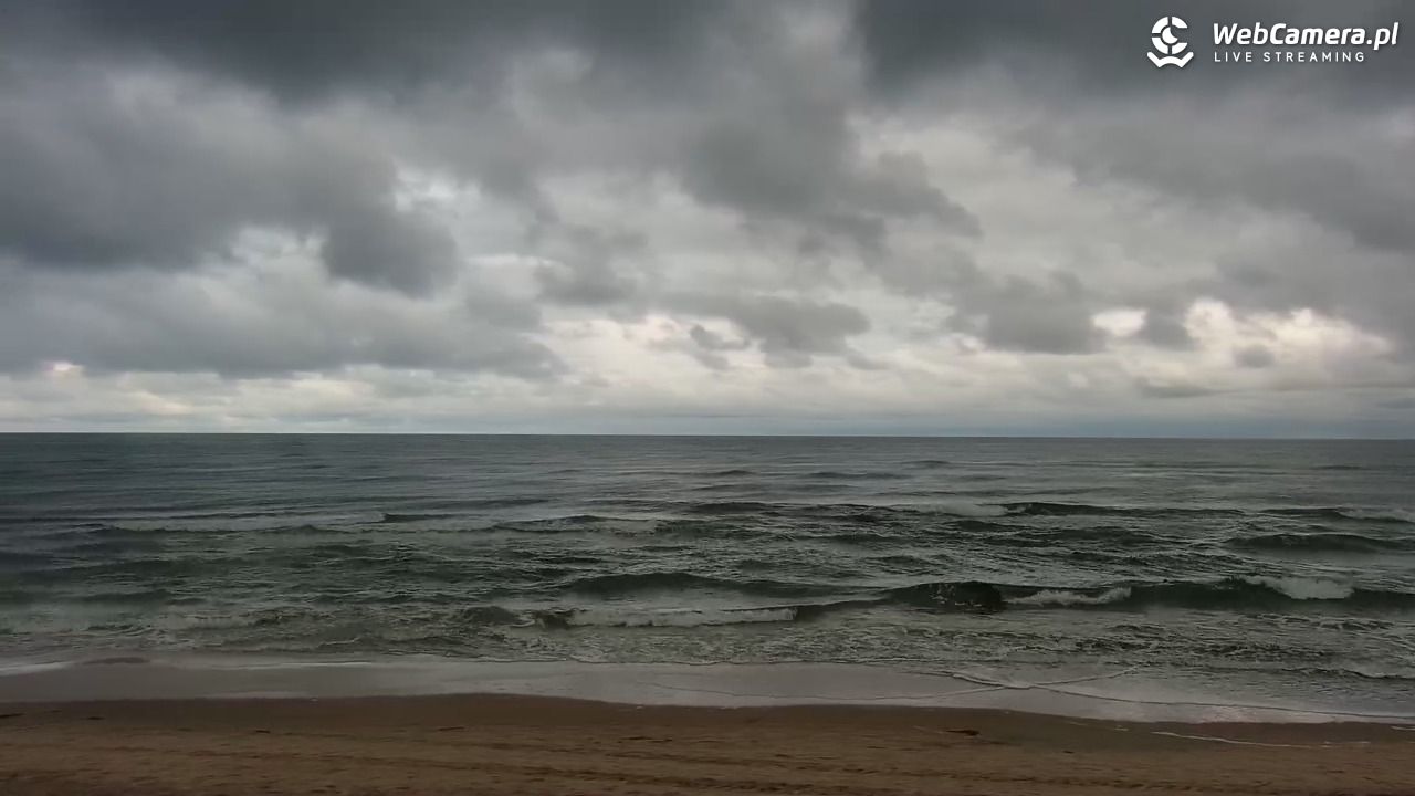 MRZEŻYNO - widok na plażę - 24 wresień 2026, 10:54