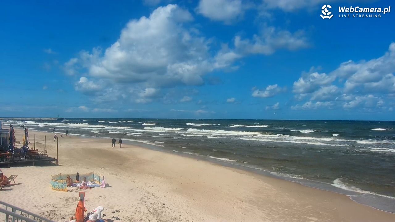 MRZEŻYNO - widok na plażę - 29 lipiec 2025, 12:56