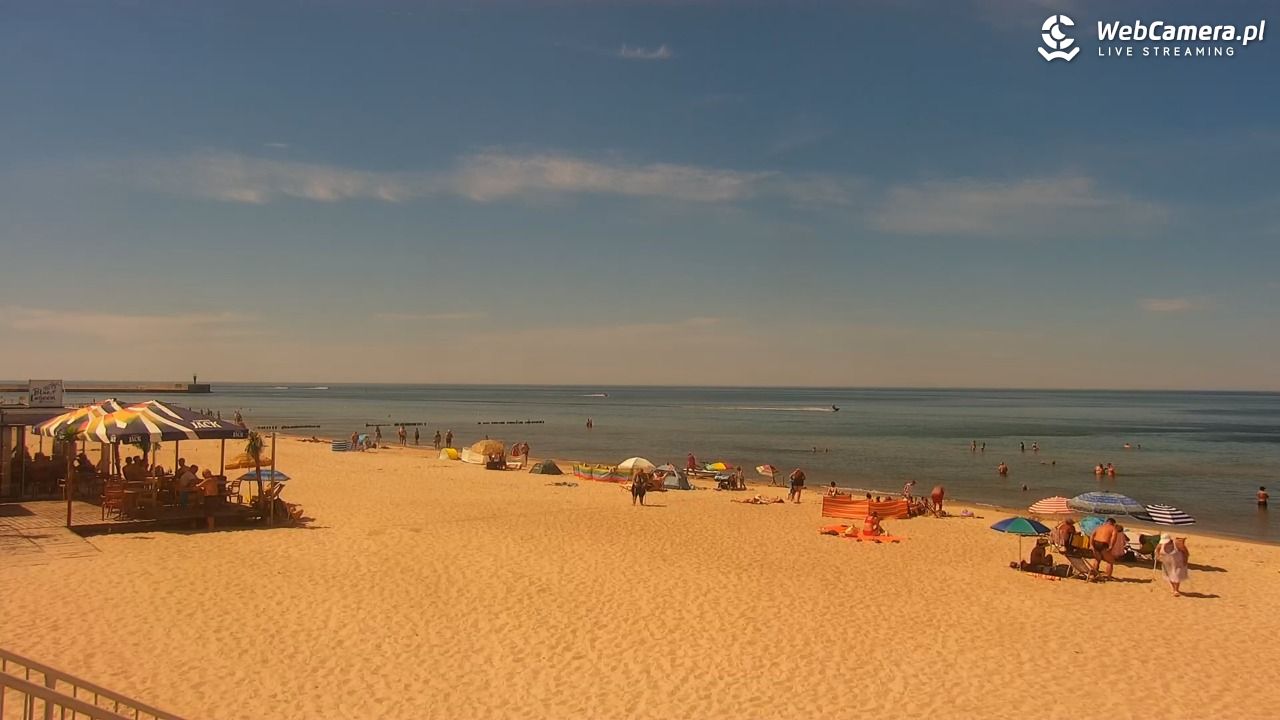 MRZEŻYNO - widok na plażę - 27 czerwiec 2026, 14:01