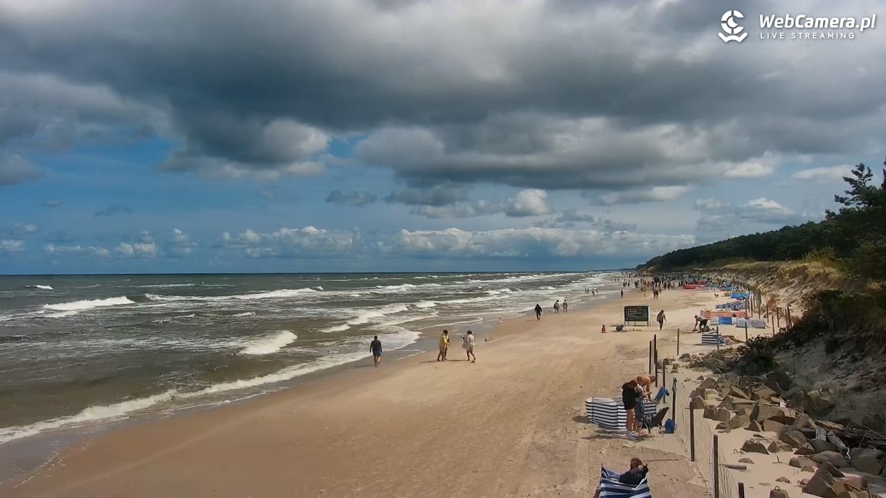 MRZEŻYNO - widok na plażę - 29 lipiec 2025, 12:13