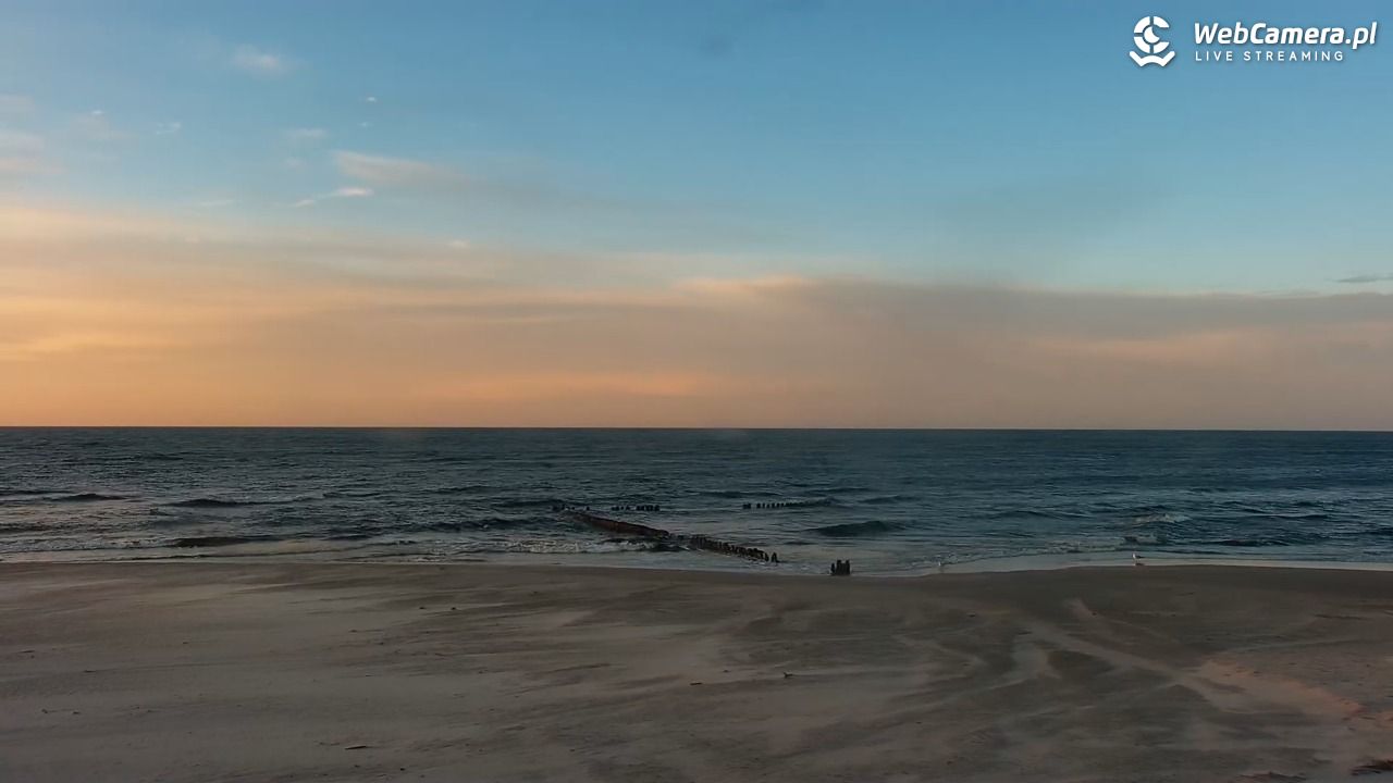 MRZEŻYNO - widok na plażę - 25 marzec 2026, 18:02