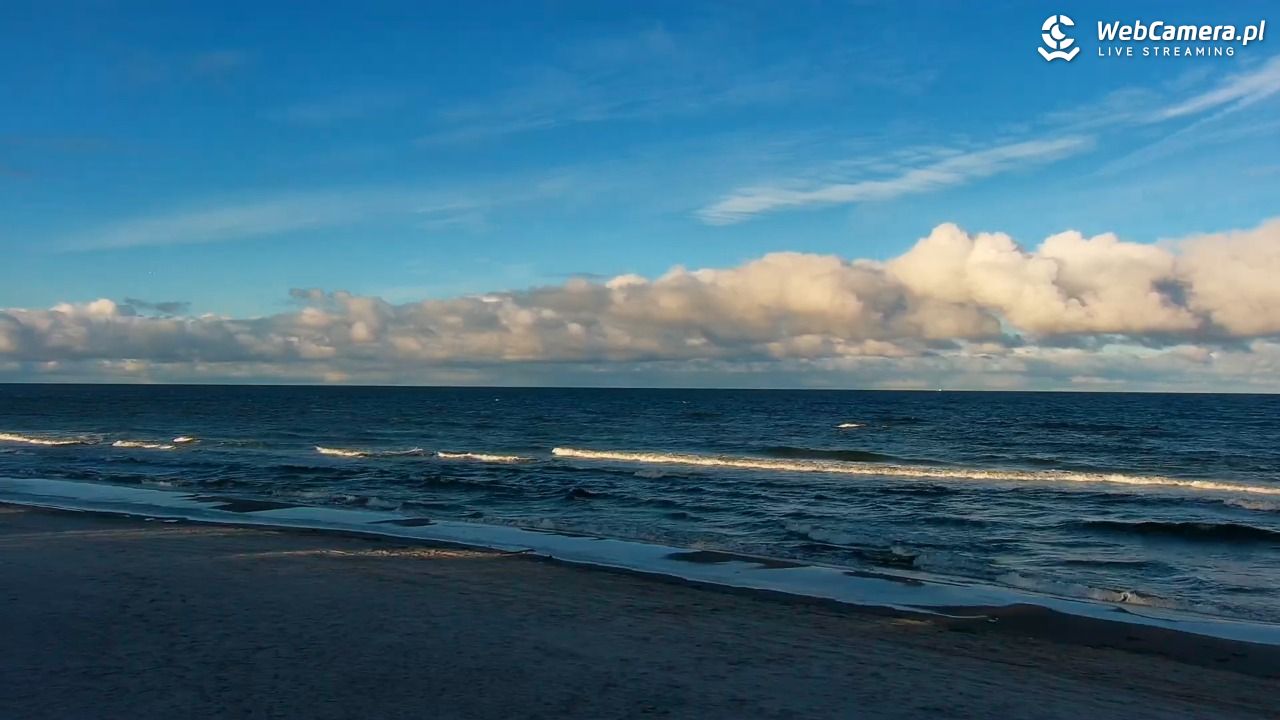 MRZEŻYNO - widok na plażę - 23 grudzień 2025, 13:07