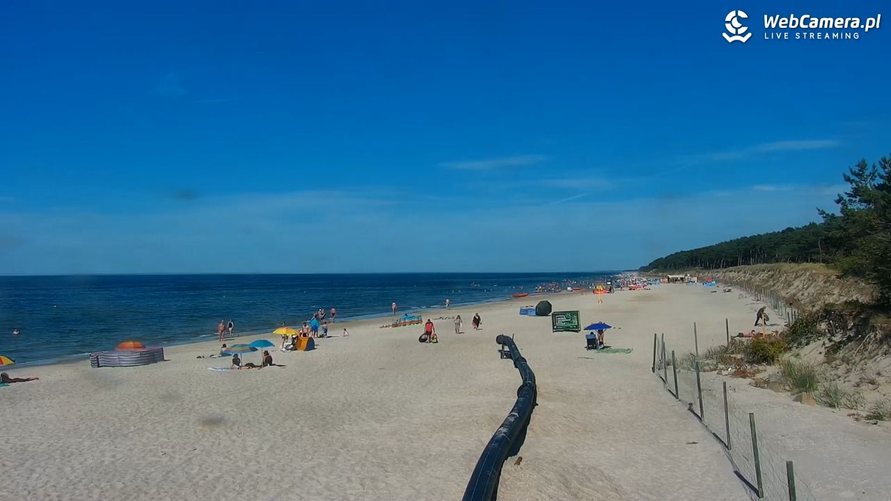 MRZEŻYNO - widok na plażę - 27 czerwiec 2026, 16:46