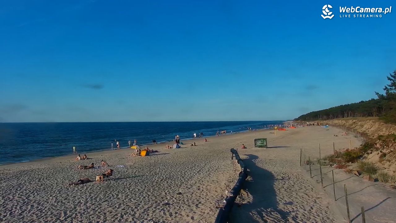 MRZEŻYNO - widok na plażę - 27 czerwiec 2026, 19:34