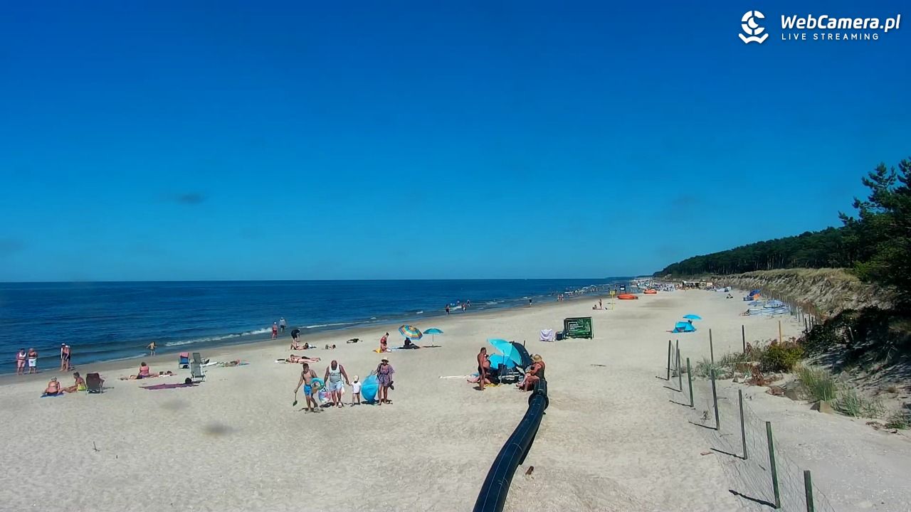 MRZEŻYNO - widok na plażę - 26 czerwiec 2026, 15:30