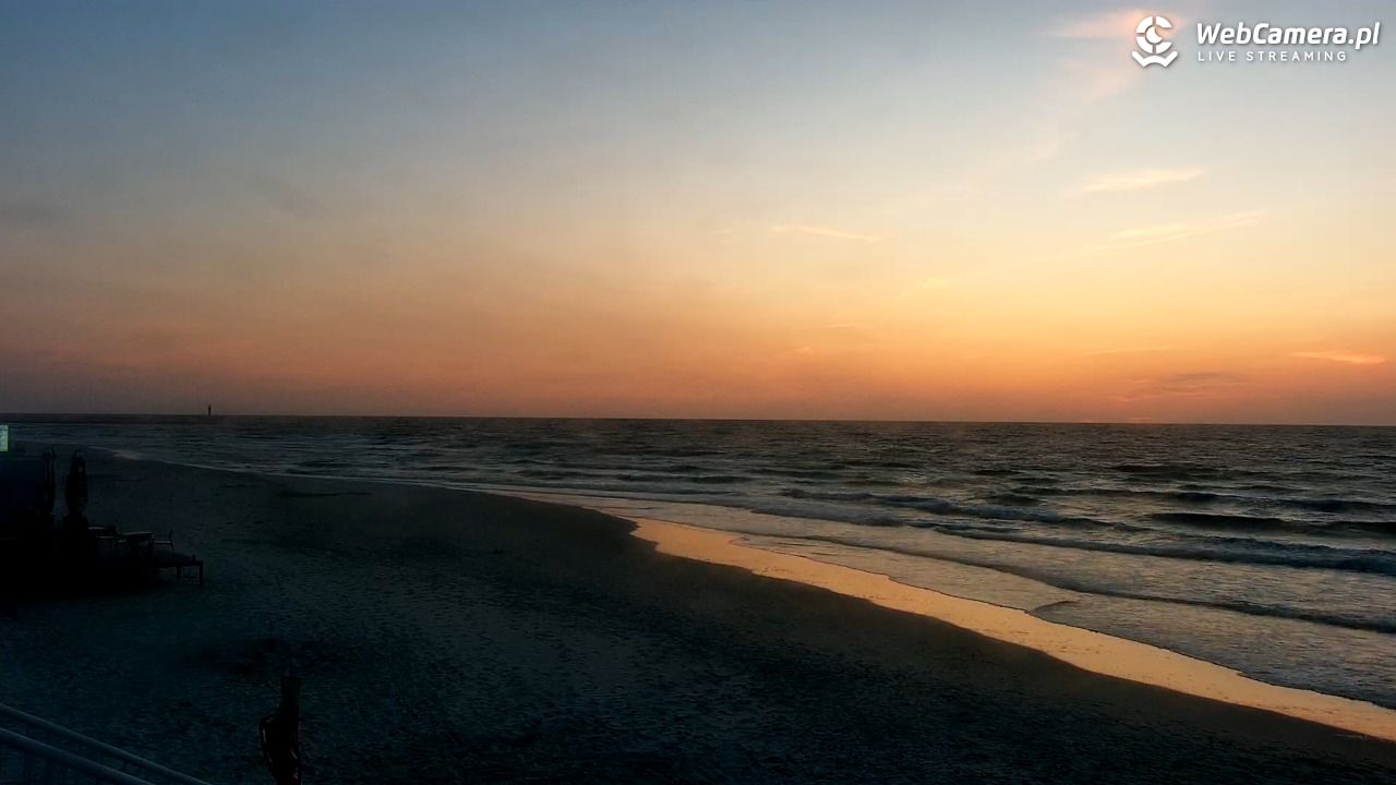 MRZEŻYNO - widok na plażę - 11 czerwiec 2025, 21:44