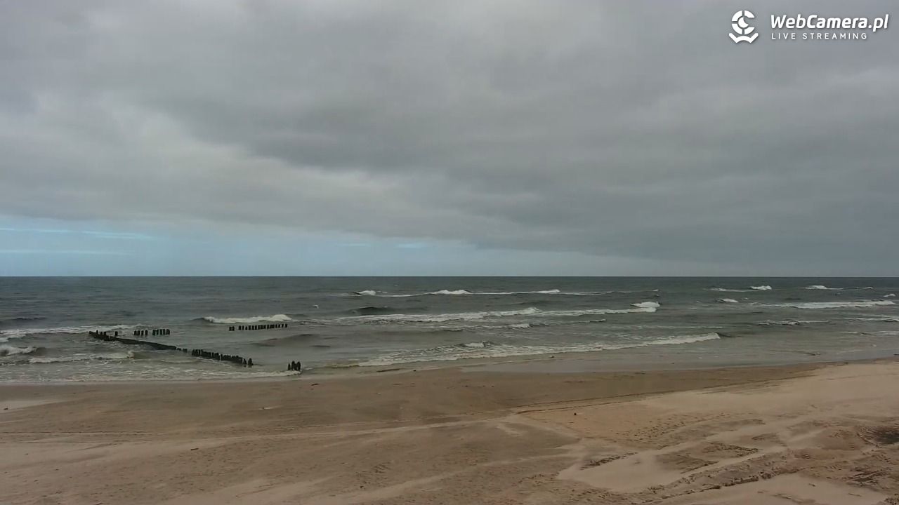 MRZEŻYNO - widok na plażę - 26 marzec 2026, 09:13