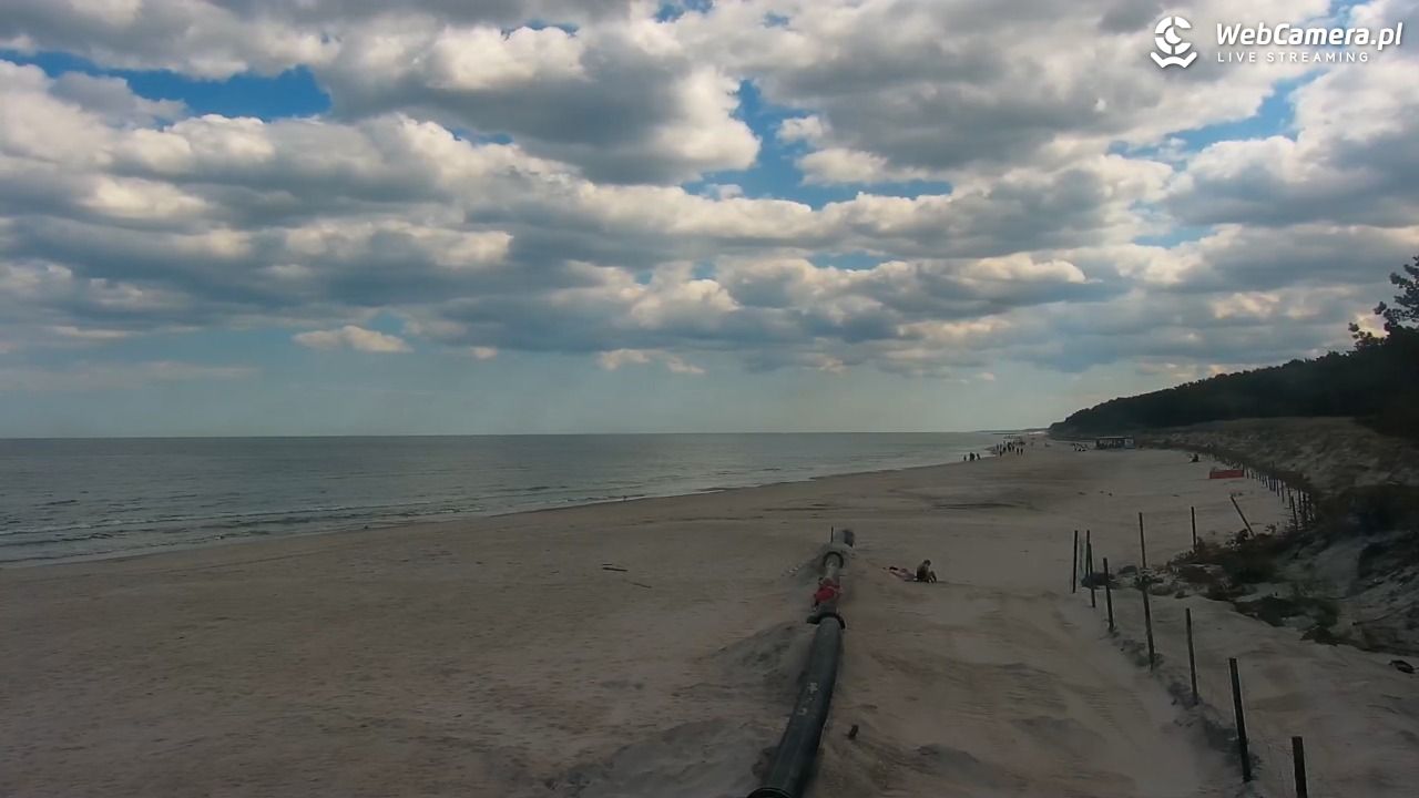 MRZEŻYNO - widok na plażę - 10 maj 2026, 10:52