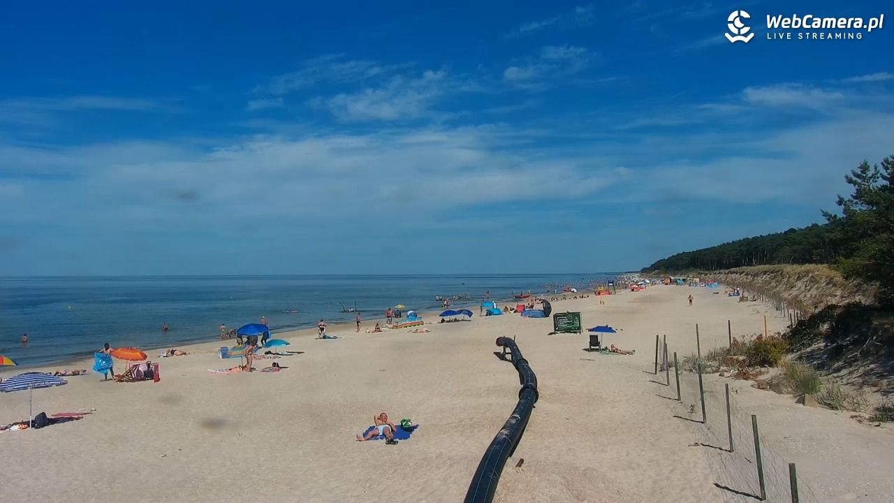MRZEŻYNO - widok na plażę - 27 czerwiec 2026, 15:19