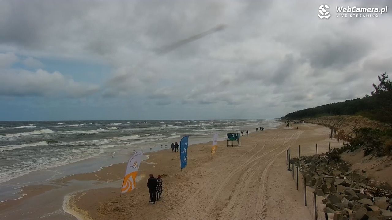 MRZEŻYNO - widok na plażę - 11 czerwiec 2025, 11:06