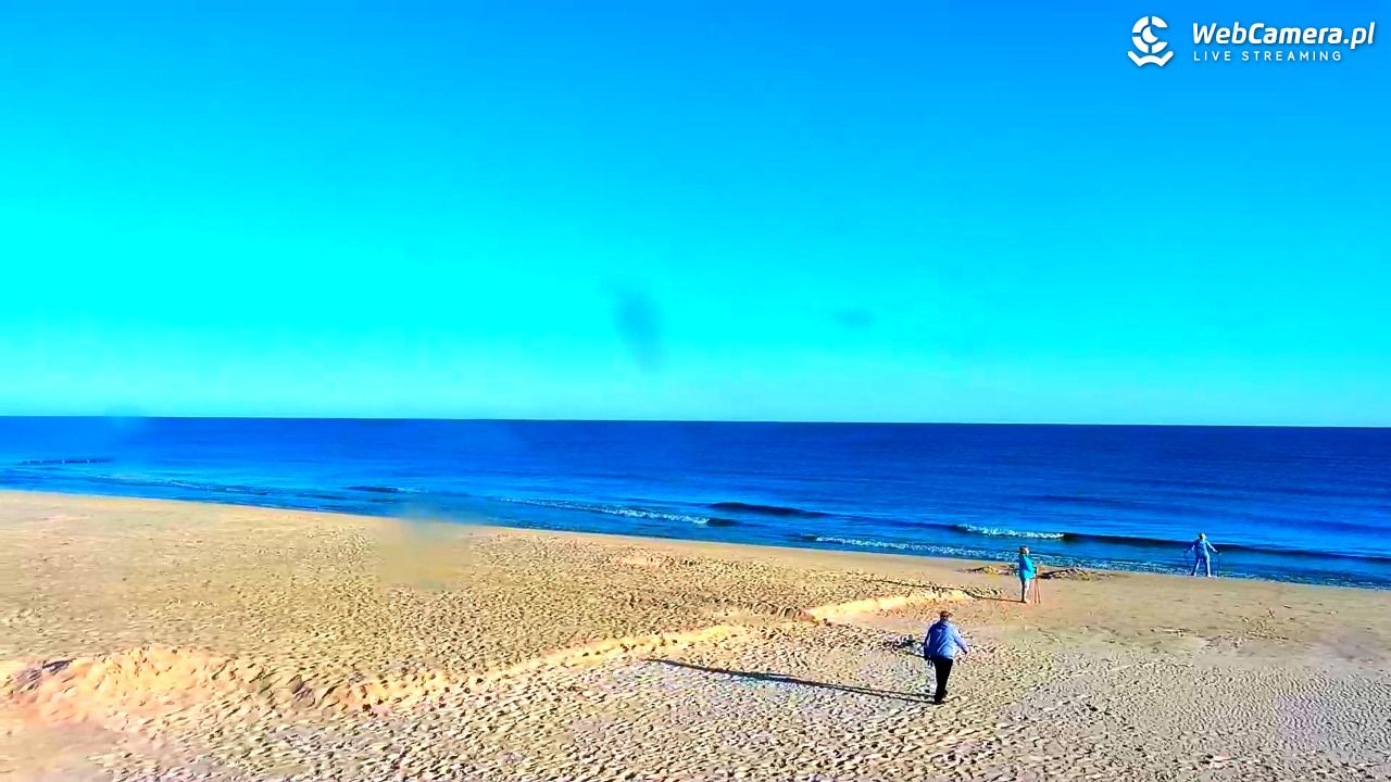 MRZEŻYNO - widok na plażę - 10 maj 2026, 06:57