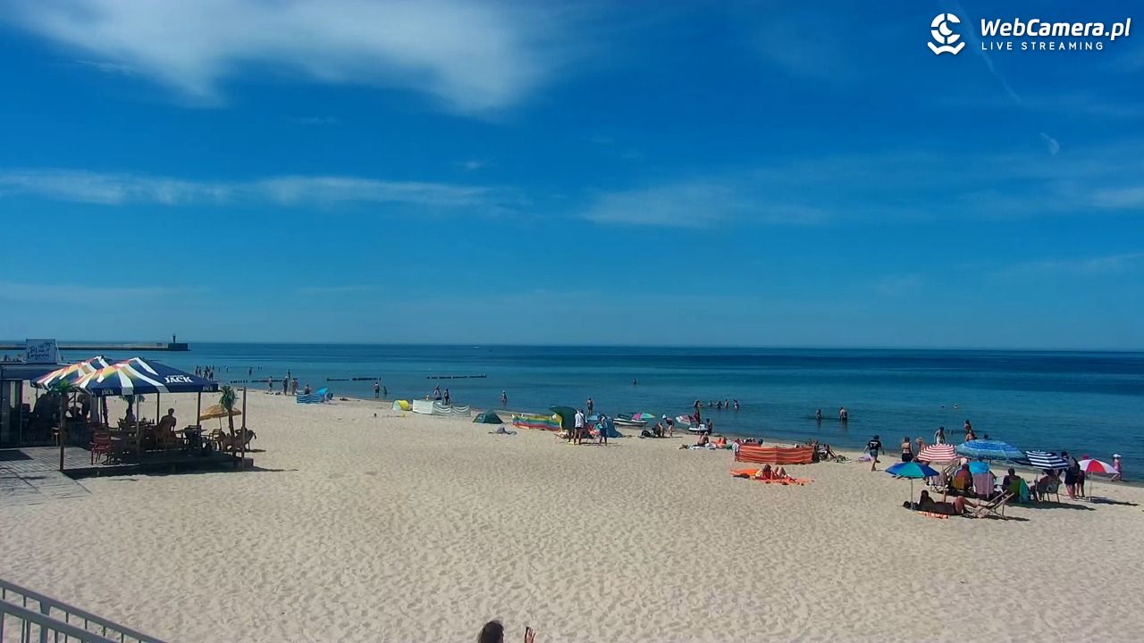 MRZEŻYNO - widok na plażę - 27 czerwiec 2026, 13:44