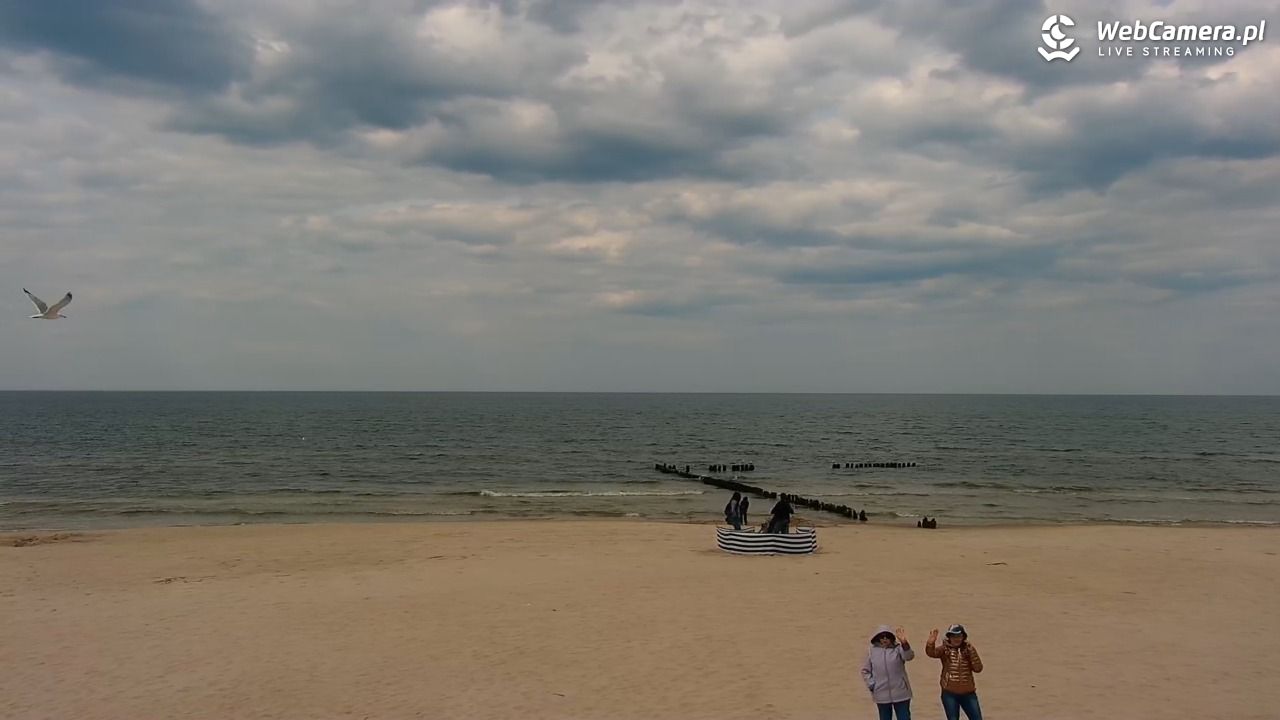 MRZEŻYNO - widok na plażę - 10 maj 2026, 14:30